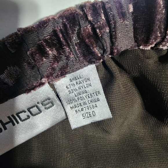 Vintage brown crushed velvet long skirt - Picture 6 of 12